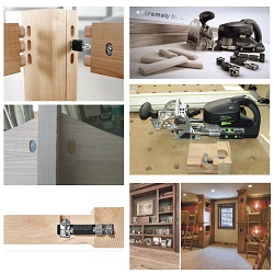Комплекты Домино с фрезерами DF 500 и DF 700. Разъемное соединение от Festool