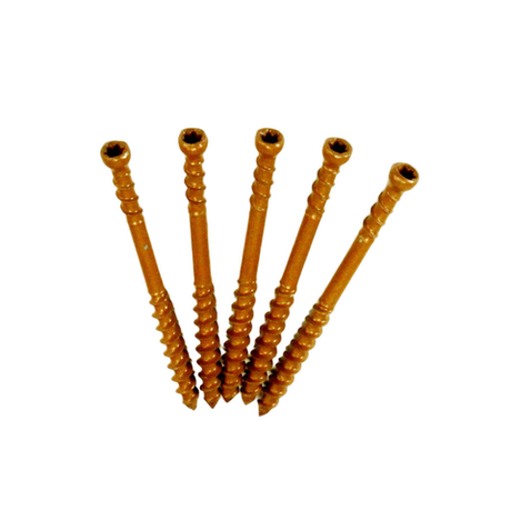 ЛЕТОМ НИЖЕ! Шурупы с антикоррозионным покрытием 400 шт по дереву Woodwork Torx Т15 4,2 x 58 мм, в комплекте с битой Т15, в пластиковом контейнере PHA-DK-58