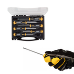 Новинка! Набор отверток 6 шт. Felo Ergonic SL4.0-6.5, PZ1-2, PH1-2 в кейсе 40010636