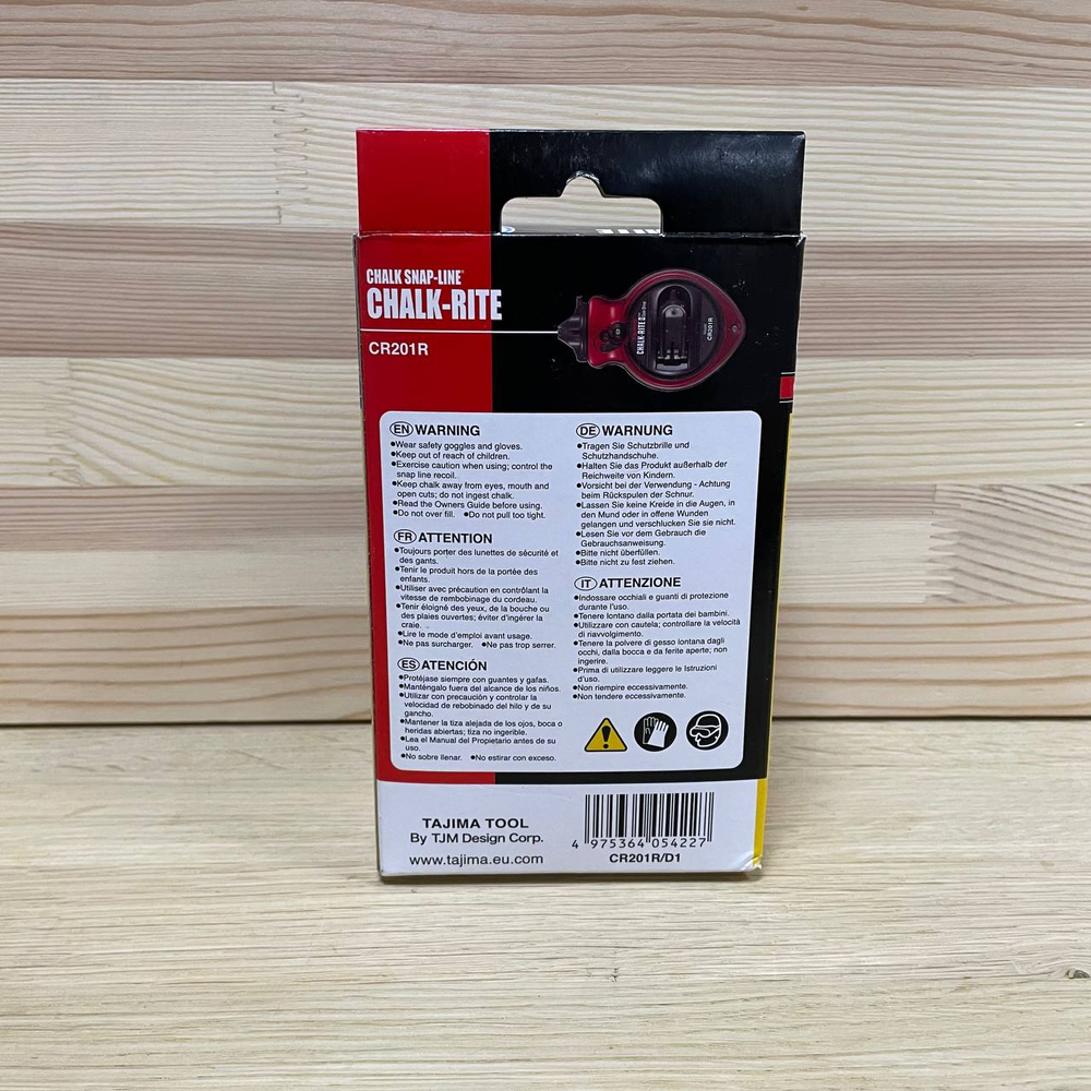 ХИТ! Разметочный отбивочный шнур Gear Drive TAJIMA 30 м CR201R