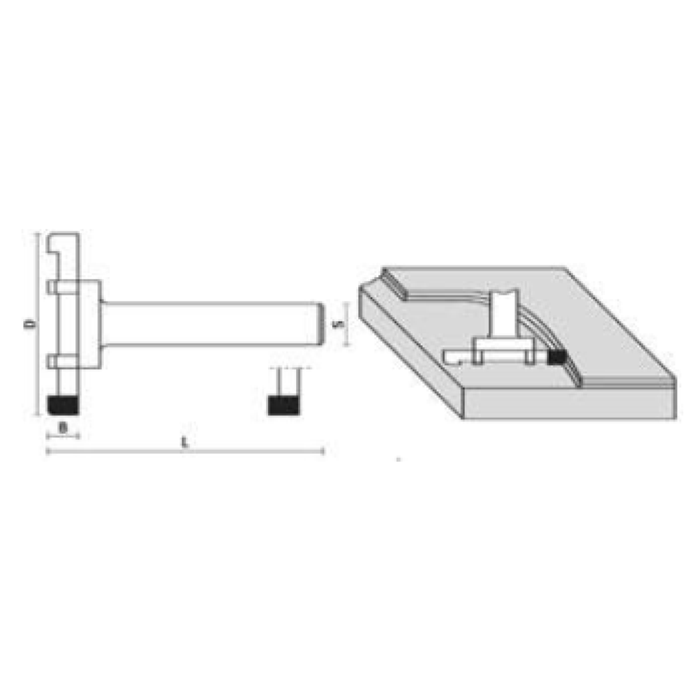 Новинка! Фреза профильная Klein S 12 D 52 х 6,5 0,5 х 45 гр. Z 6 DX E350.520.R