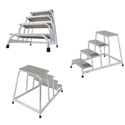 Новинка! Монтажная подставка с рифлеными ступенями Krause STABILO MontageTritt 4 ступени 805041
