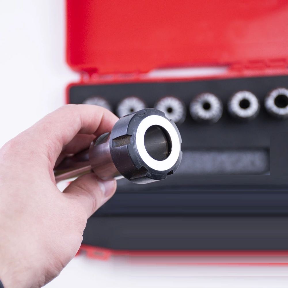 Новинка! Набор из 6 цанг с патроном GOLDRATIO ER25 х MT-2 3-16 мм, в кейсе М00024980