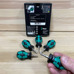 АКЦИЯ ЗИМА 2026! Набор коротких отверток 5 шт. WERA Stubby Set 1 SL3.5 / 4 / 5.5, PH1/2 x 25 мм WE-008870