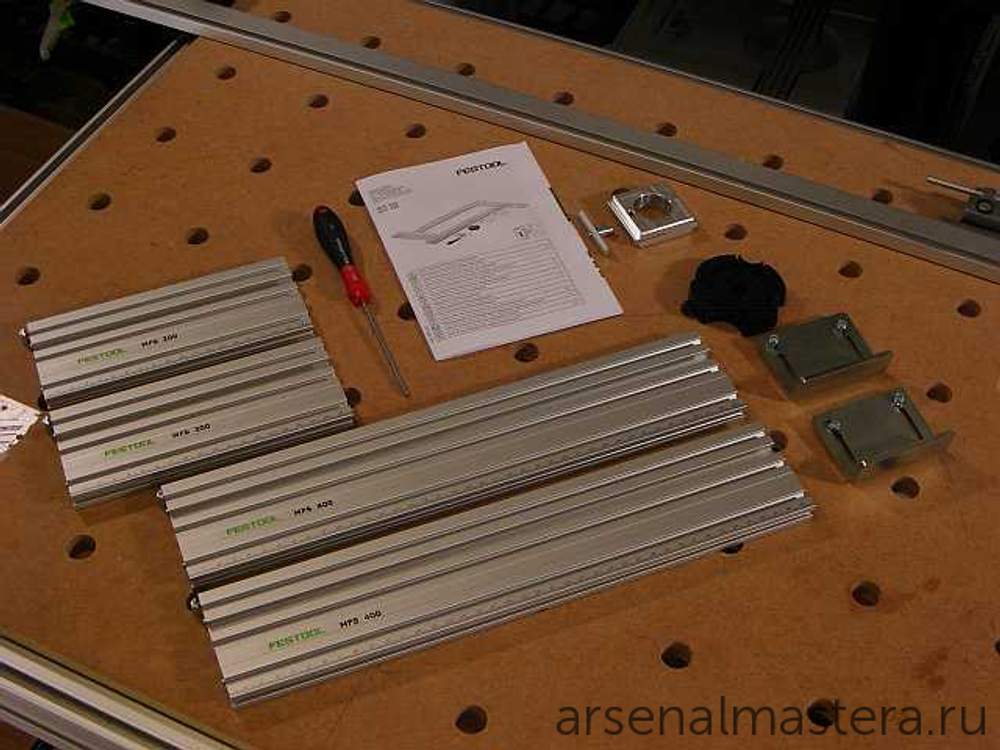 Фрезерный шаблон, комплект FESTOOL MFS 400 492610
