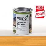 ХИТ! Защитное масло - лазурь для древесины Osmo 732 Дуб светлый 0,22 л Holzschutz Ol-Lasur для наружных работ Osmo-732-0,22 12100262_2