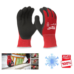 ХИТ! Перчатки зимние с защитой от порезов 1 пара MILWAUKEE Winter Cut level (Винтер Кат Левел) 1 уровень 1/A, размер M / 8 4932471343