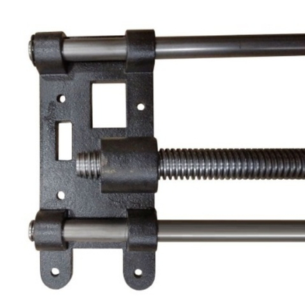 Винт для верстачных тисков со съёмной магнитной рукоятью с двумя направляющими D 28 мм 550 / 335 мм York HV516 MH М00018060