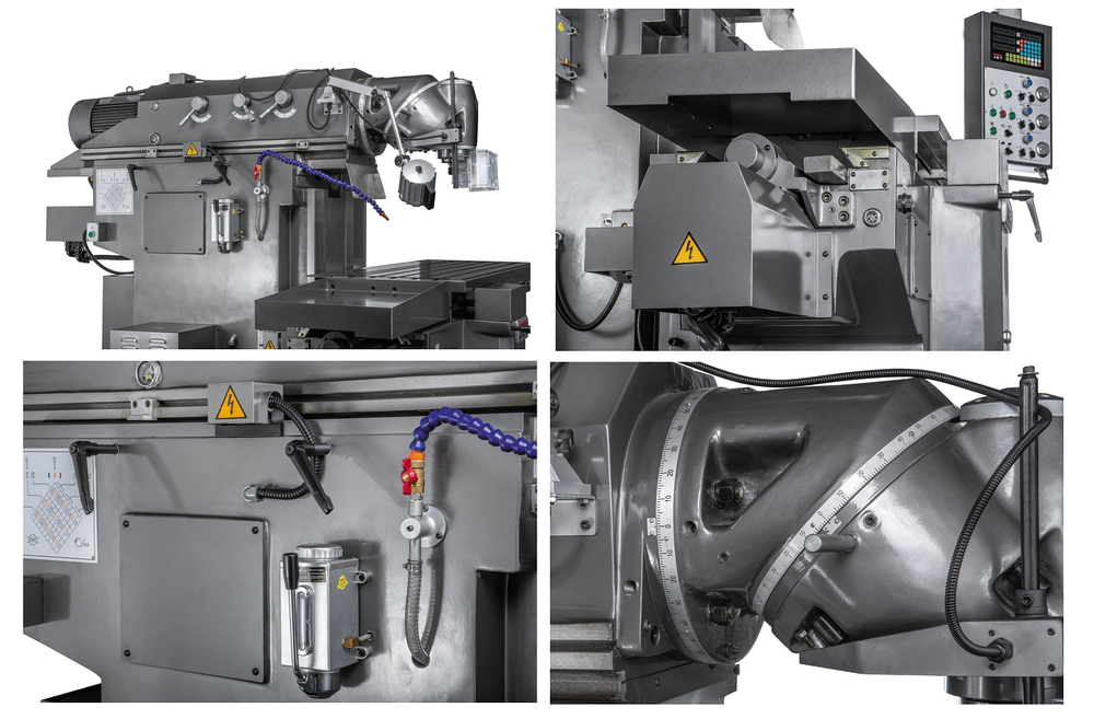 Новинка! Универсальный консольно-фрезерный станок JET JUM-2063VXL Servo DRO 380 В 7,5 кВт, для фрезерной обработки, сверления, растачивания и пр. при производстве деталей мелкими сериями на механо-обрабатывающих, инструментальных и ремонтно-механических участках 50000852T