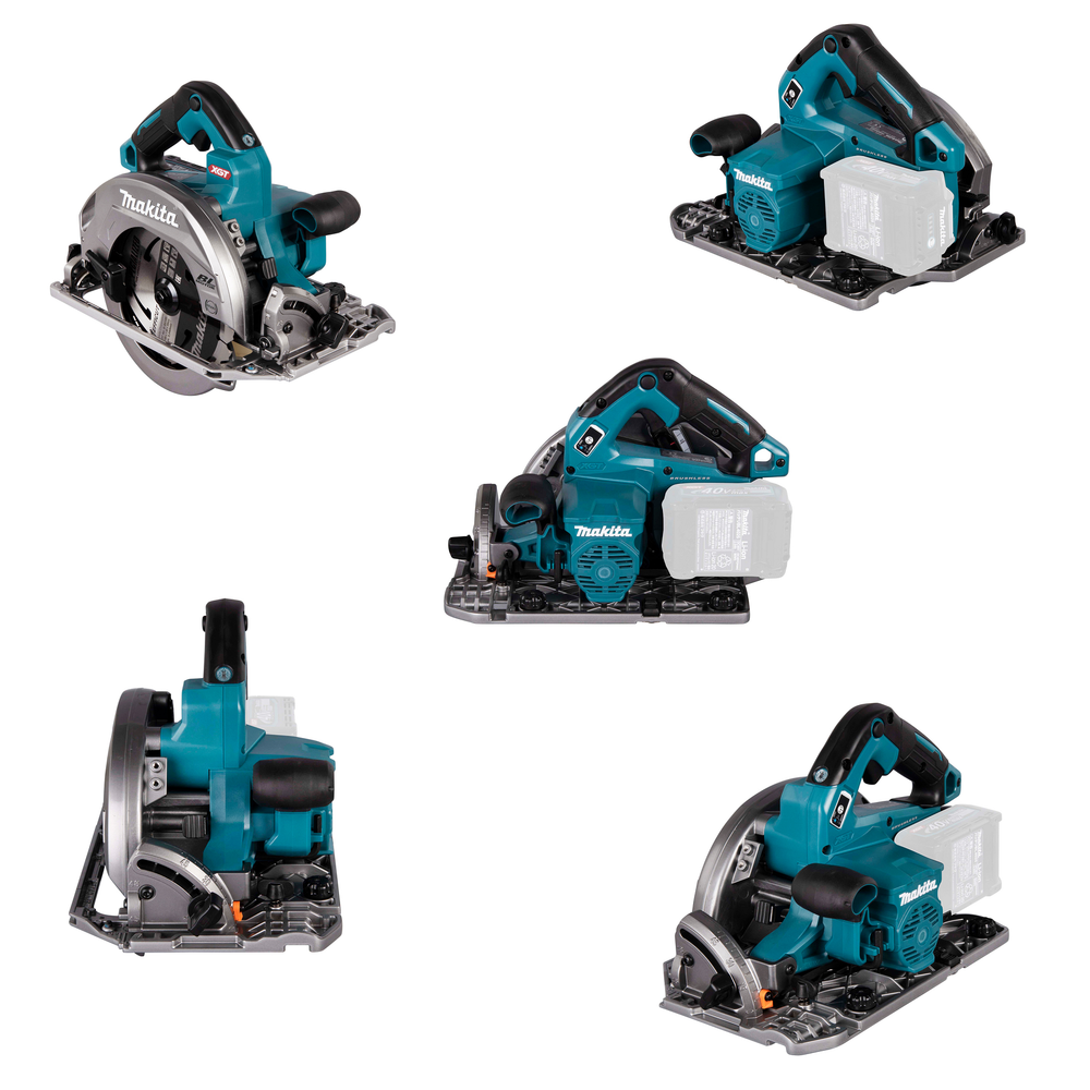 СУПЕР ЦЕНЫ! Аккумуляторная дисковая пила Makita XGT 40В, Li-ion, 6000 об/мин, диск 190 мм HS004GZ