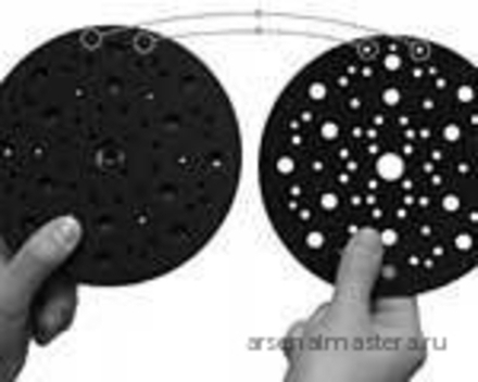 Комплект 5 шт Прокладки защитные MIRKA 125 мм 44 отверстия 8295510111