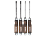 ХИТ! Набор из 4 профессиональных долот (4, 6, 10, 12 мм) Narex WOOD LINE PROFI в картонной коробке 863600