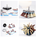 Новинка! Набор для шлифовки DE-TERO TK90R для больших чаш 323754