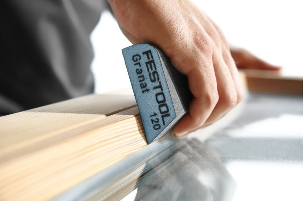 ЛЕТОМ НИЖЕ ХИТ! Губки шлифовальные 6 шт Granat 120 CO 69 x 98 x 26 мм 120 CO GR/6 FESTOOL 201084