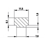 Новинка! Струбцина BESSEY GTR12 цельностальная настольная 120/60, 1.8 кН, направляющая для пазов 12x8 мм BE-GTR12