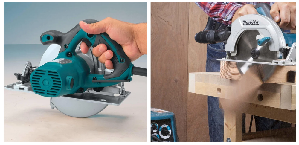 Новинка! Пила дисковая Makita 1,2 кВт, диск 185/30 мм, глубина распила угол 90° 64 мм, под углом 45 градусов 43 мм HS7600