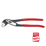 ХИТ! Клещи сантехнические переставные ALLIGATOR 250 мм, зев 50 мм, фосфатированные, обливные ручки, SB 88 01 250SB KNIPEX KN-8801250SB