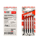 Новинка! Пилки лобзиковые 5 шт. Woodwork I=75 W=8 L=100 TP=2.5 TPI=10 дерево, чистовой рез прямой, для электролобзика JT-101B