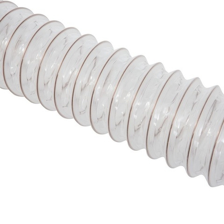 ХИТ! Прозрачный полиолефиновый шланг длиной L 10 м D 60 мм стенка 0,6 мм Woodwork WE-060-10