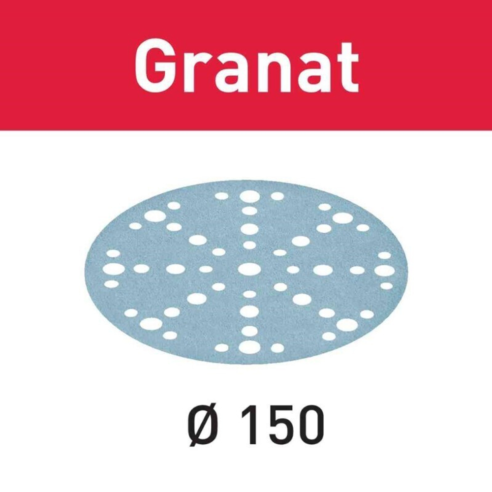 СКИДКИ ХИТ! Комплект 100 шт Шлифовальные круги Festool Granat STF D 150 / 48 P 400 GR/100 575172