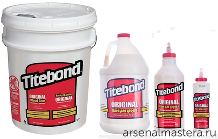 ХИТ! Клей столярный Titebond Original Wood Glue 5066 кремовый 3.8 л TB5066