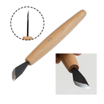Новинка! Стамеска японская для резьбы по дереву Miki Tool Seigen N 14, косая скругленная РК, 12 мм М00019871