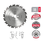 Новинка! Диск пильный Woodwork 250 х 3.2 х 30H Z=18T A=15º ATB продольное пиление 33.250.18