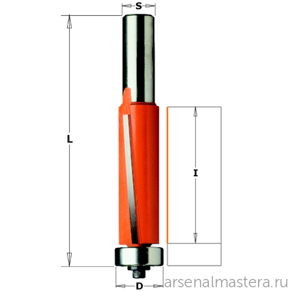 Фреза обгонная (нижн. подш.) S12 D 19 x 38,1 CMT 906.692.11