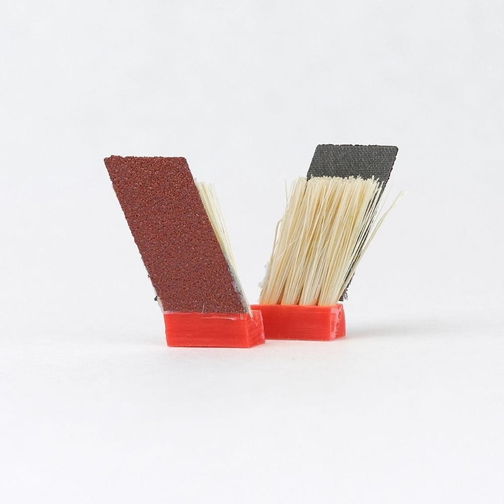 Новинка! Комплект 10 шт Щетка шлифовальная DE-TERO Flex MB7 18 x 25 / 30 x 0 мм 121L P120 (5 комплектов по 2 шт) 425127