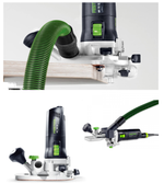 Новинка! Модульный кромочный фрезер FESTOOL MFK 700 EQ-Set 720 В с Упором боковым и кожухом пылесборником, oпорной пластиной, систейнер 578059