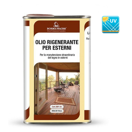 Новинка! Восстанавливающее масло BORMA EXTERIOR OIL REFRESHER для наружных работ 1 л 3975