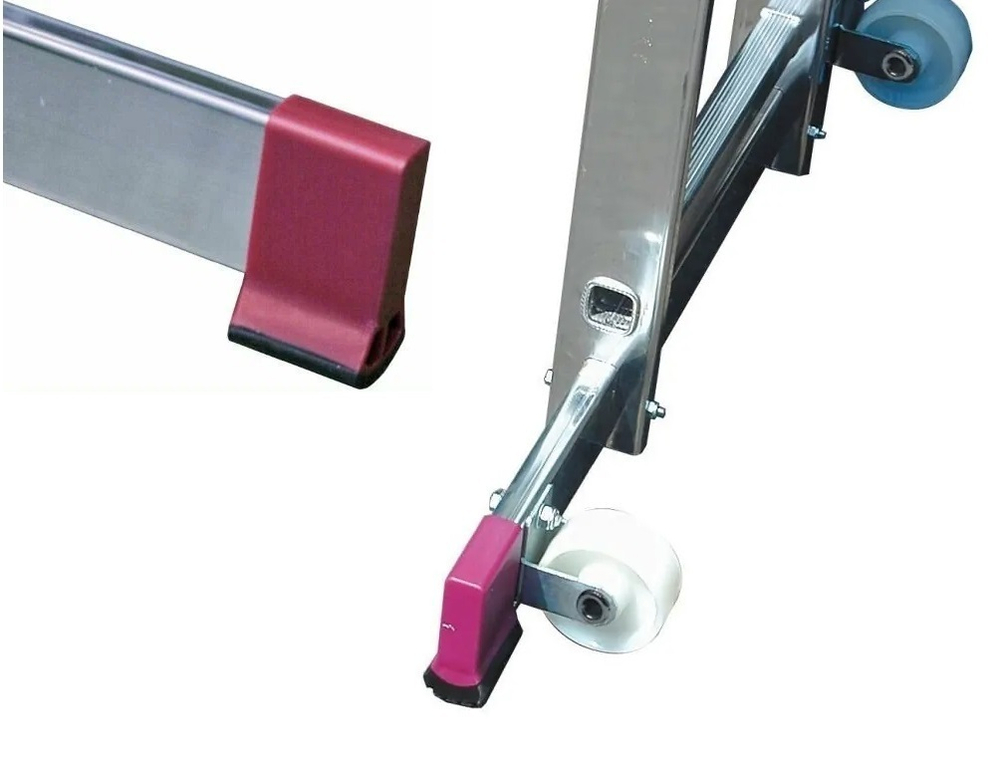 Новинка! Малые лестничные подмости 2 х 7 KRAUSE CORDA. Боковины можно соединить в стремянку или использоваться как приставные лестницы 080103