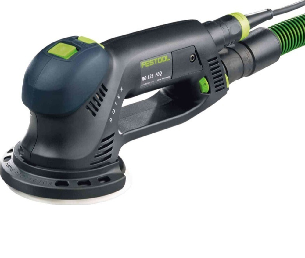 ХИТ! Эксцентриковая шлифовальная машинка с редуктором FESTOOL ROTEX RO 125 FEQ-Plus для грубого, тонкого шлифования и полирования в систейнере Systainer SYS3 M 187 576029
