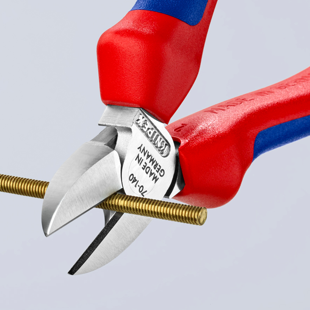 Кусачки боковые 140 мм (БОКОРЕЗЫ) хром, 2-комп ручки 70 05 140 KNIPEX KN-7005140