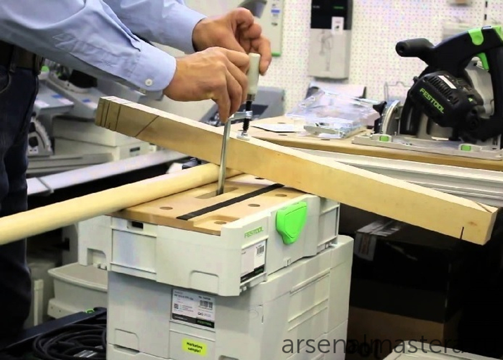 Контейнер с многофункциональной крышкой (мобильный верстак) FESTOOL Систейнер SYS-MFT 500076