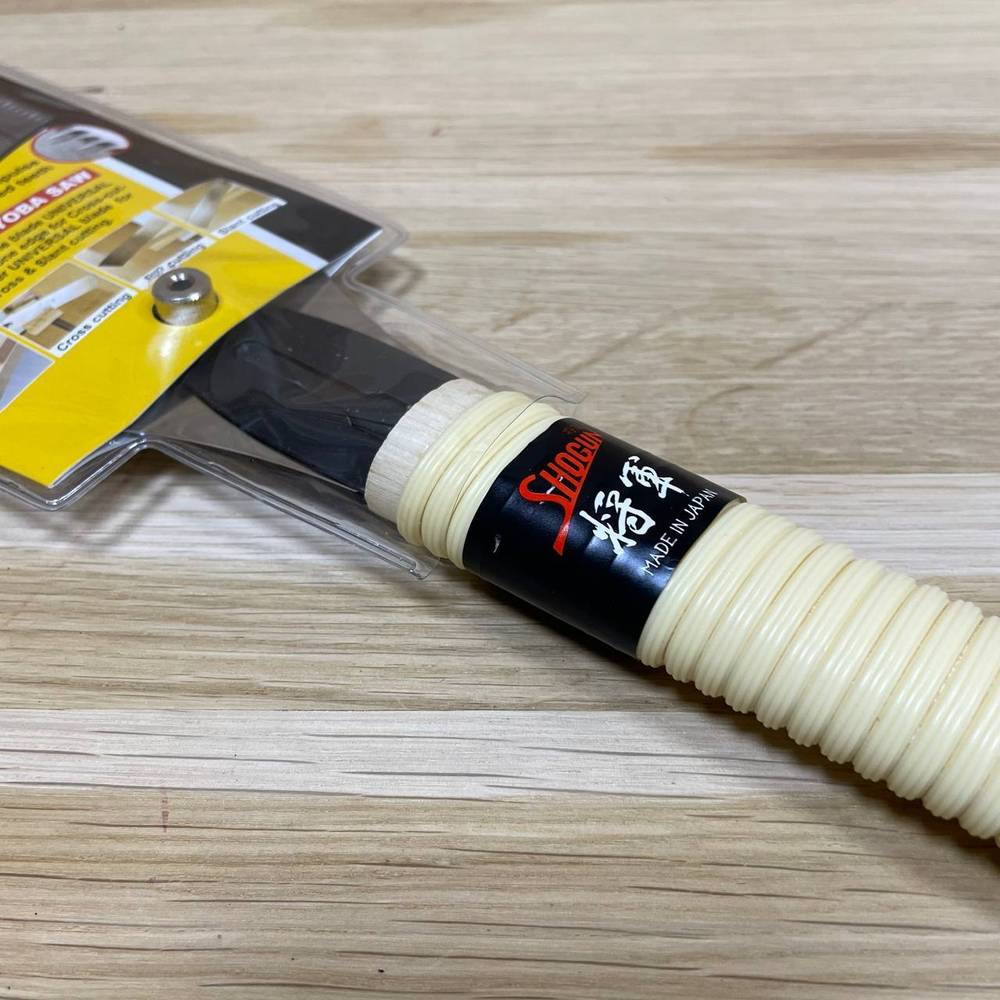 ХИТ! Универсальная пила японская Ryoba Rip / Cross 240 мм искусственный ротанг MCZ-24 Shogun М00016478