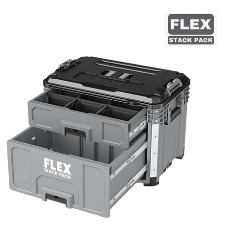 Новинка! Кейс с двумя выдвижными ящиками ударопрочный STACK PACK TKL SP 2DB FLEX 533240