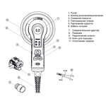 Новинка! Электрическая шлифовальная машинка орбитальная ручная MAXXT 220V / 50Hz, 0,4 кВт, диск 150 мм, орбита 5 мм MOS400C-5.0