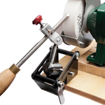 Новинка! Комплект Упор заточной Robert Sorby Deluxe Universal Sharpening System и Шаблон с углами: 10,30,45 и 90 гр. для заточки стамесок, ножей, ножей рубанков, токарных резцов на станках с заточным кругом М00011078