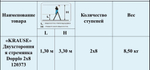 Новинка! Двухсторонняя стремянка 2 х 8 MONTO DOPPLO KRAUSE 120373