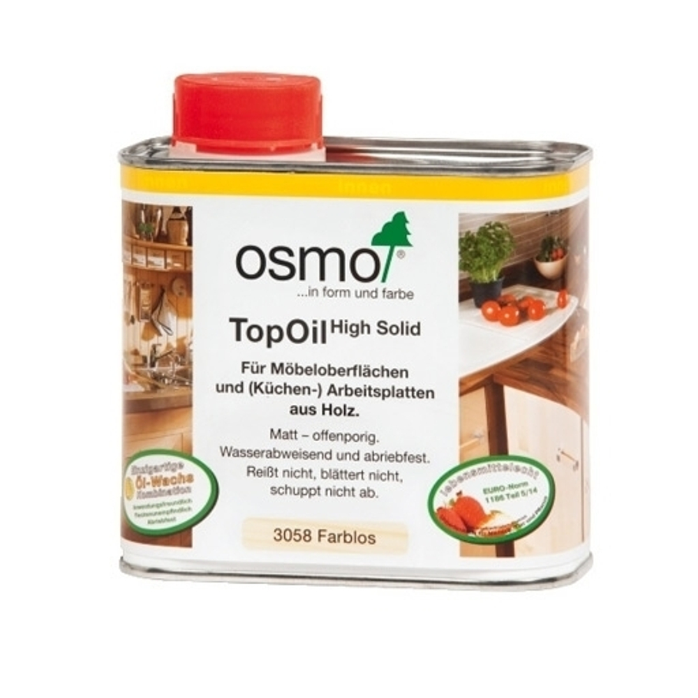 ХИТ! Масло с твердым воском для мебели и столешниц Osmo 3061 цвет Акация 0,5 л TOPOIL для внутренних работ Osmo-3061-0,5 13900072