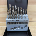 ХИТ! Набор из 19 шт сверл спиральных по металлу RUKO HSS-G TERRAX by 1-10 мм, в кейсе A214214