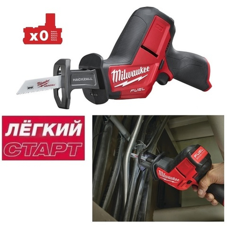 Легкий старт: Сабельная пила аккумуляторная компактная MILWAUKEE M12 FUEL CHZ-0 4933446960