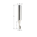 ХИТ! Фреза спиральная по алюминию HSS Co Z1 S8 D 3 x 12 x 60 RH CMT 188.030.51