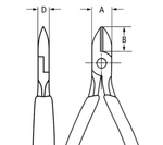 АКЦИЯ ВЕСНА 2026! Бокорезы 125 мм для электромеханика (Кусачки боковые) KNIPEX хром, обливные ручки, для мягкой и жесткой проволоки, рояльной струны KN-7603125
