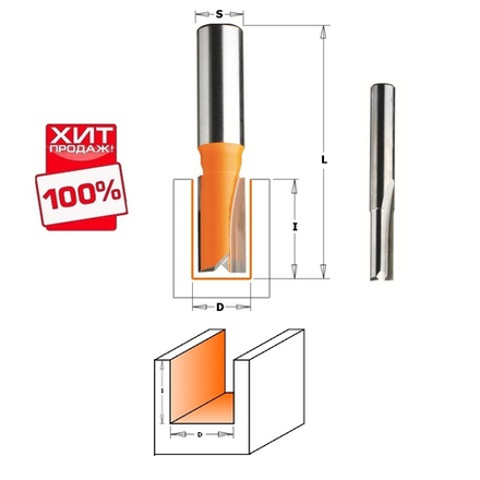 ХИТ! Фреза пазовая S8 D 15 x 20 x 57,2 CMT 911.150.11