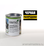 ЧЕРНАЯ РАСПРОДАЖА! Непрозрачная краска для наружных работ Osmo 2205 ярко-жёлтая 0,125 мл Landhausfarbe Osmo-2205-0.125 11400057