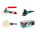 Новинка! Угловая шлифмашина УШМ, Полировальная электрическая (сетевая) Makita 9237 CB 220В 1,2 кВт, диск 180 мм, для медленной финишной полировки 9237CB