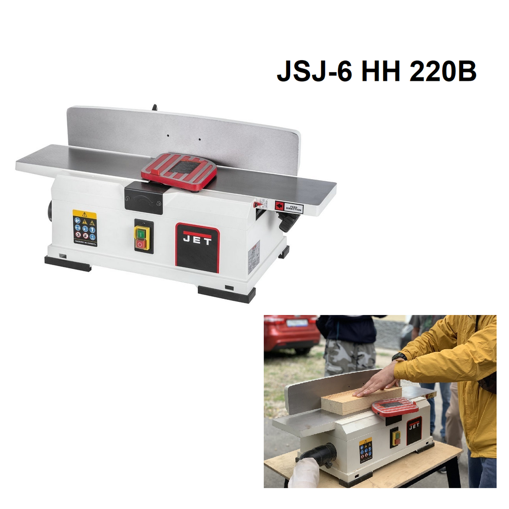 ОСЕННИЕ СКИДКИ! Фуговальный станок настольный JET JSJ-6 HH 220В 0,83 кВт строгальный вал helical 718600M