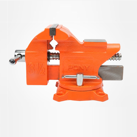 Новинка! Тиски слесарные поворотные облегченные PONY JORGENSEN 76 мм 23530